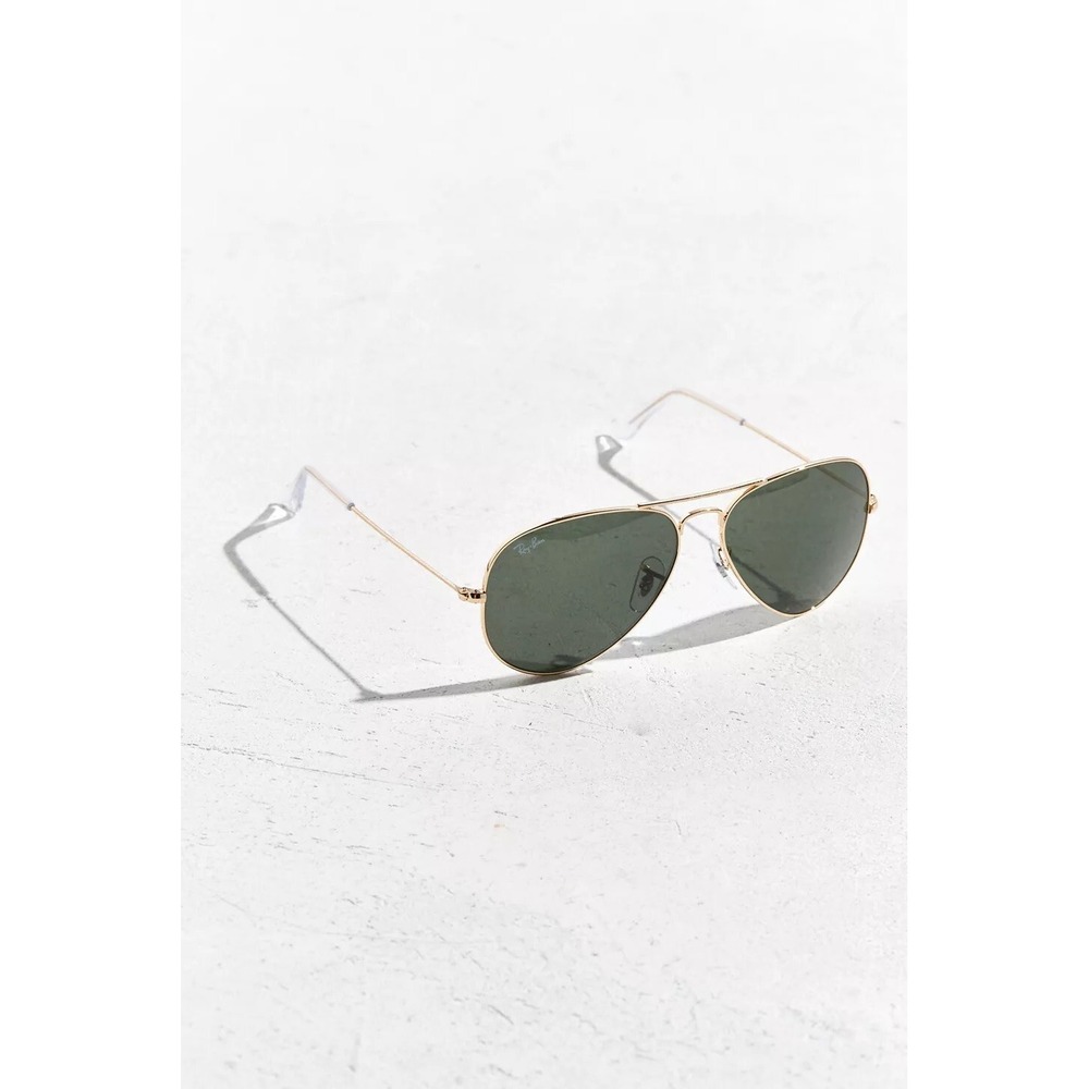 Ray-Ban Large‎ unisex aviator sunglasses in gold 3025  LS 205